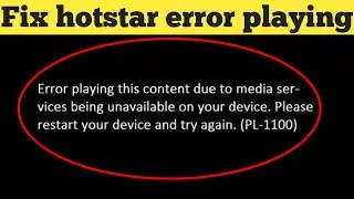 Fix hotstar error playing this content due to drm issues