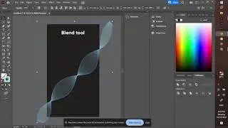 How we Create Abstract Line Background  Adobe Illustrator Tutorial Blend tool