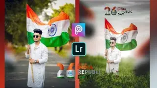 26 January photo editing /republic day/ republic day photo editing /PicsArt/lightroom #taukeereditz