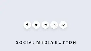 How To Create Social Media Buttons | How Create A Social Media Buttons Hover Effect   Used HTML CSS.