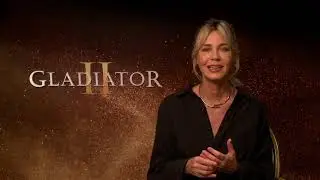 GLADIATOR II: Connie Nielsen official movie interview | ScreenSlam