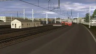 Утреннее движение поездов на Финляндском вокзале СПБ | Trainz 12