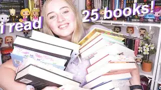 this is the most I've ever read 📚 recent reads (25 books!)
