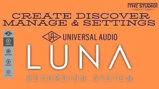 Universal Audio Luna - Settings Menu