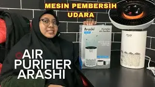 REVIEW AIR PURIFIER MINI MURAH TER-REKOMEND!! ARASHI AOP-301 #airpurifier #filterudaradalamruangan
