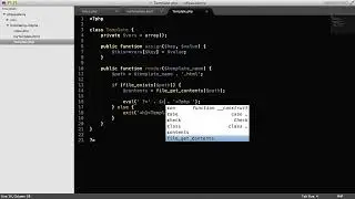 PHP Template Engine 125 Part 1