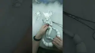 Сборка деталей куклы bjd моего авторства / white fox bjd doll