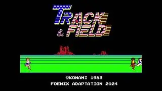 [F256K] Track and Field F256K/Jr remake demo 2024