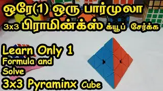 Solve Pyraminx with just one formula