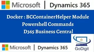 Docker : BCContainerHelper Module Powershell Commands | D365 Business Central