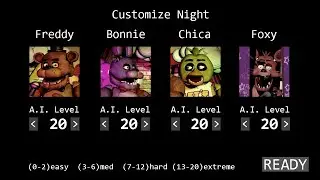 I tried beating FNAF 4/20