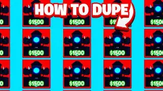 *WORKING *HOW TO DUPE UNITS In Toilet Tower Defense!