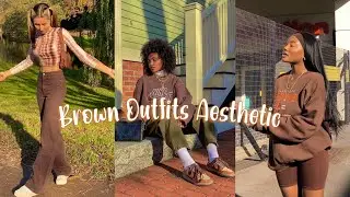 BROWN OUTFITS // DRESS AESTHETIC