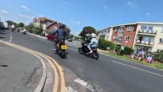 Distinguished Gentleman's Ride Bournemouth 2024 Time Lapse - Part 2, Pier to Christchurch