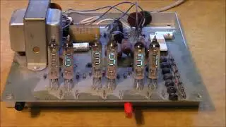 The Vintage Aries VFD Tube Clock Fire Up
