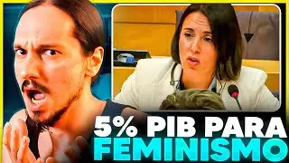 "Proponemos dedicar el 5% del gasto público de Europa en feminismo" (Irene Montero)