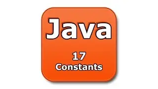 Java Tutorial - 17 - Constants