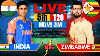 🔴 Live: India vs Zimbabwe T20 Live Match Score | Live Cricket Match Today IND vs ZIM 2nd Innings