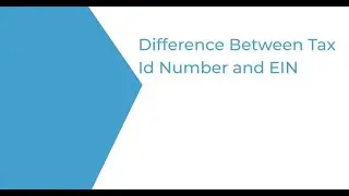 Difference Between Tax ID Number and EIN | IncParadise