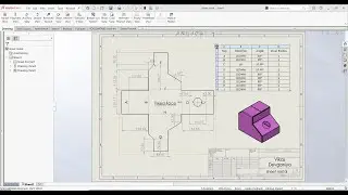 How to insert bend table in solidworks sheet metal & sheet metal drawing