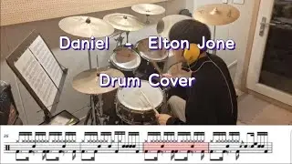 Daniel - Elton John (Drum Cover) Drum score / sheet