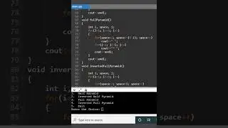 Pyramids Patterns In C++ | samehulhaq