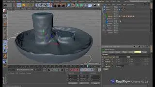 RealFlow | Cinema 4D 2.5: Mesher - Channels Smooth Interpolation