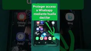 ¿Proteger acceso a WhatsApp mediante huella dactilar? #smartphone #tutorial #Whatsapp