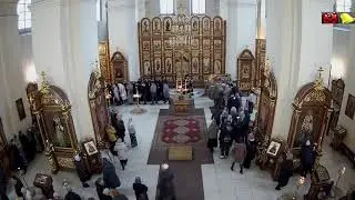 Вечернее богослужение  накануне понедельника Четыредесятницы. Прощеное воскресенье.