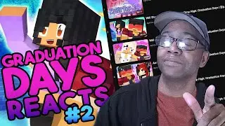 Rhys VA Reacts to Phoenix Drop High: Graduation Days - Episode 2 #aphmau #pdh #minecraft #reaction