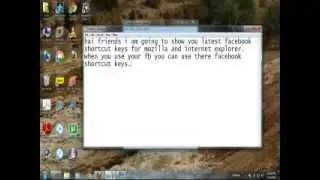 Latest Facebook Account Shortcut Keys For Mozilla And Internet Explorer