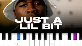 50 Cent - Just A Lil Bit (piano tutorial)