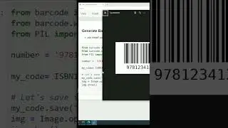 Generate barcode in Python 
