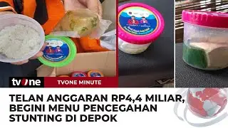 Menu Pencegahan Stunting di Depok Jadi Sorotan, Hanya Tahu Sawi | tvOne Minute