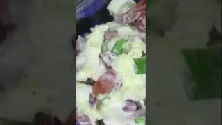 Салат из пекинской капусты с фасолью и полукопченой колбасой!!! Быстро, просто и вкусно!!!