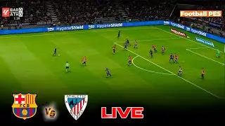Barcelona vs Athletic Bilbao - Yamal vs Williams La Liga 2024/25 Full Match | eFootball PES Gameplay