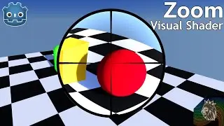 Easy scope zoom effect in Godot 4 (Visual shader)
