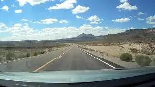 Driving from Rachel to Tonopah, Nevada