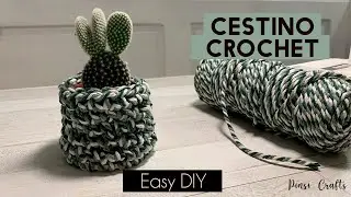 CESTINO CROCHET TUTORIAL | EASY DIY