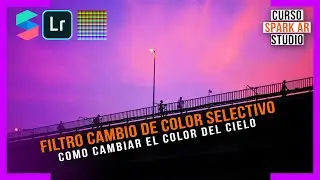 🌆How to CHANGE the SKY COLOR in SPARK AR STUDIO| Purple sky effect