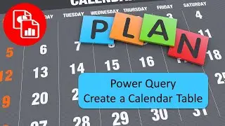Create a Calendar Table based on Start and End Date Inputs