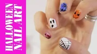 EASY Halloween Nail Art | Step-By-Step