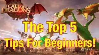 The Top 5 Tips For Beginners In Call Of Dragons!