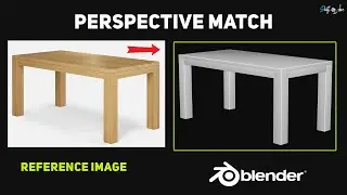 Camera Perspective Matching in Blender (No Addons Needed!)
