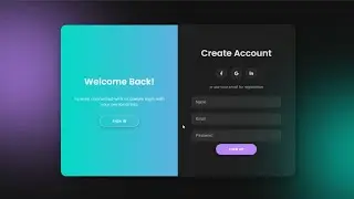 Built Animated Login Page from Scratch With HTML CSS JAVASCRIPT || Part 3