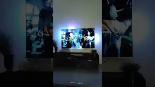 Philips ambilight with GeForce now running Star Wars Jedi Knight