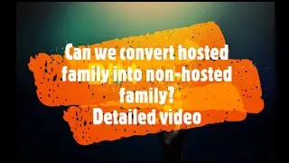 Can we convert hosted revit family into non-hosted family? || Full Detailed video
