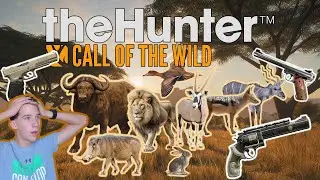 Will I kill EVERY SINGLE Animal In Vurhonga Savanna With Pistols!?!?