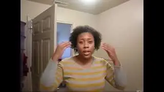 Natural Hair :Plopping Method Results
