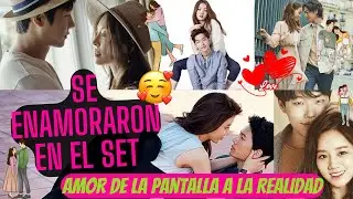 10 PAREJAS DE DRAMAS COREANOS QUE SE ENAMORARON EN EL SET🥰